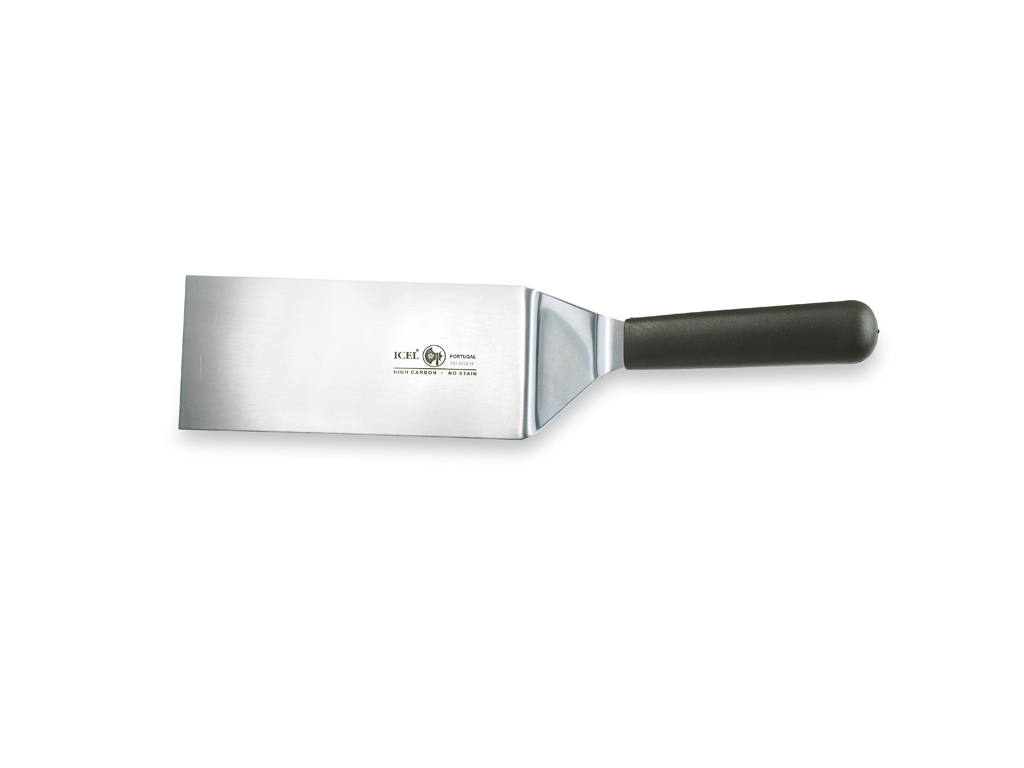 Cuchillo de paleta de acero inoxidable negro 16cm