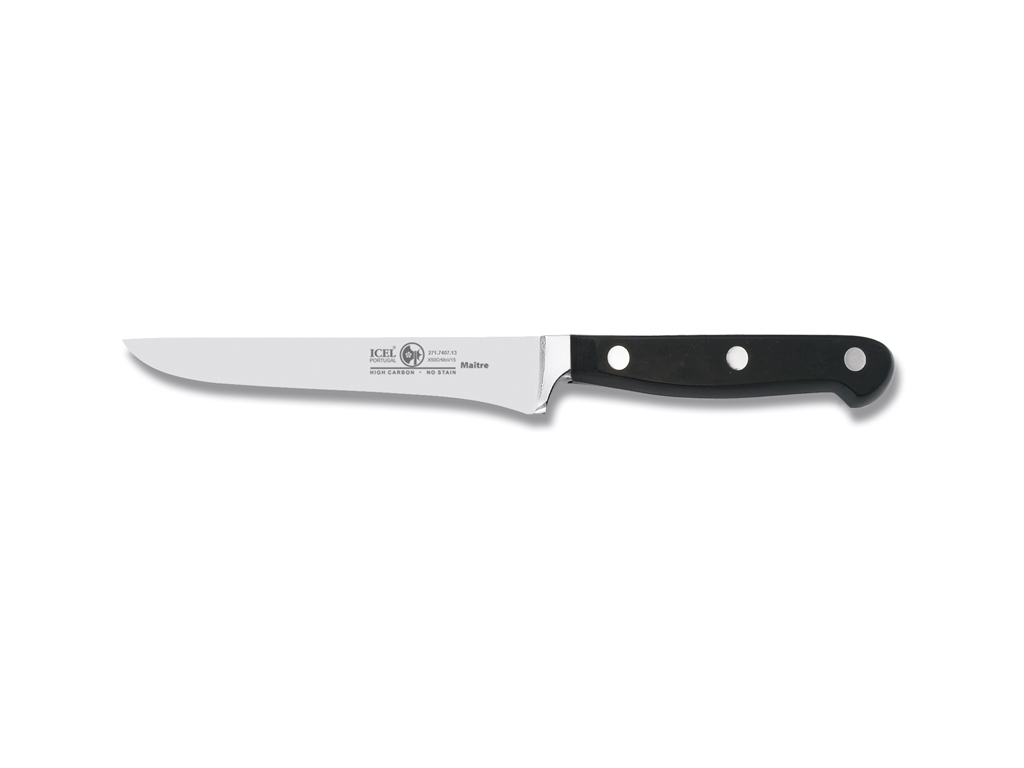 Cuchillo deshuesador - Forjado - Negro - 130mm