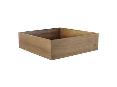 Buffetbox Melamina Aspecto Madera 1/2GN 8,5cm