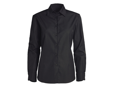 Camisa, negra de manga larga Mujer M