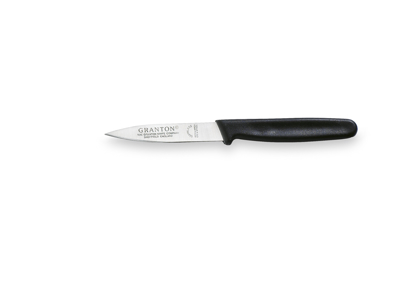 Cuchillo decorativo, 7 cm, Granton, Negro