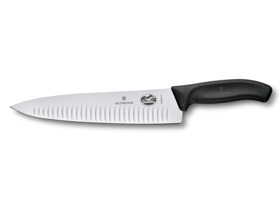 Cuchillo de cocina, 25 cm, Victorinox Fibrox, con corte de aire