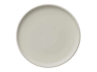 Plato - Cerámica - Blanca - Ø22cm - 30mm