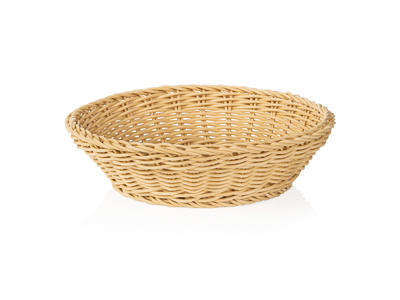 Cesta de pan Luz Beige 29 cm H7 cm Tejedor P