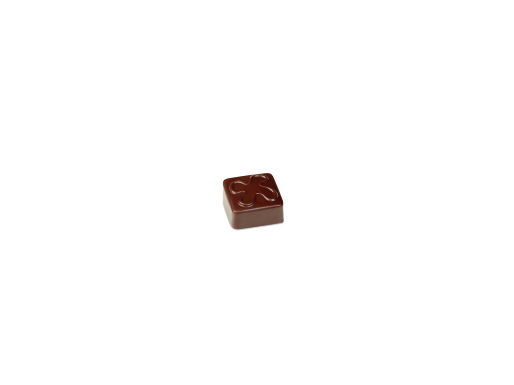 Molde de chocolate 21 pcs 26x26mm H13mm 10 gr - Diseño 2