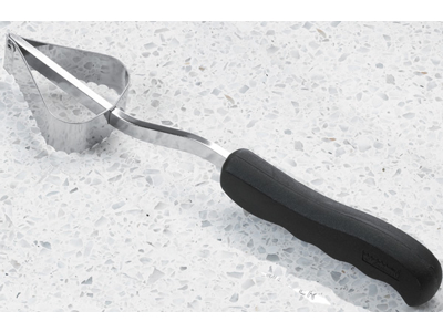 Rascador de escamas de pescado en forma de corazón