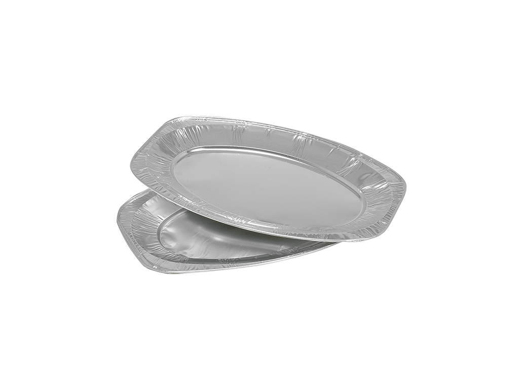 Bandeja de servicio Oval 28,8x42x9 cm Alu