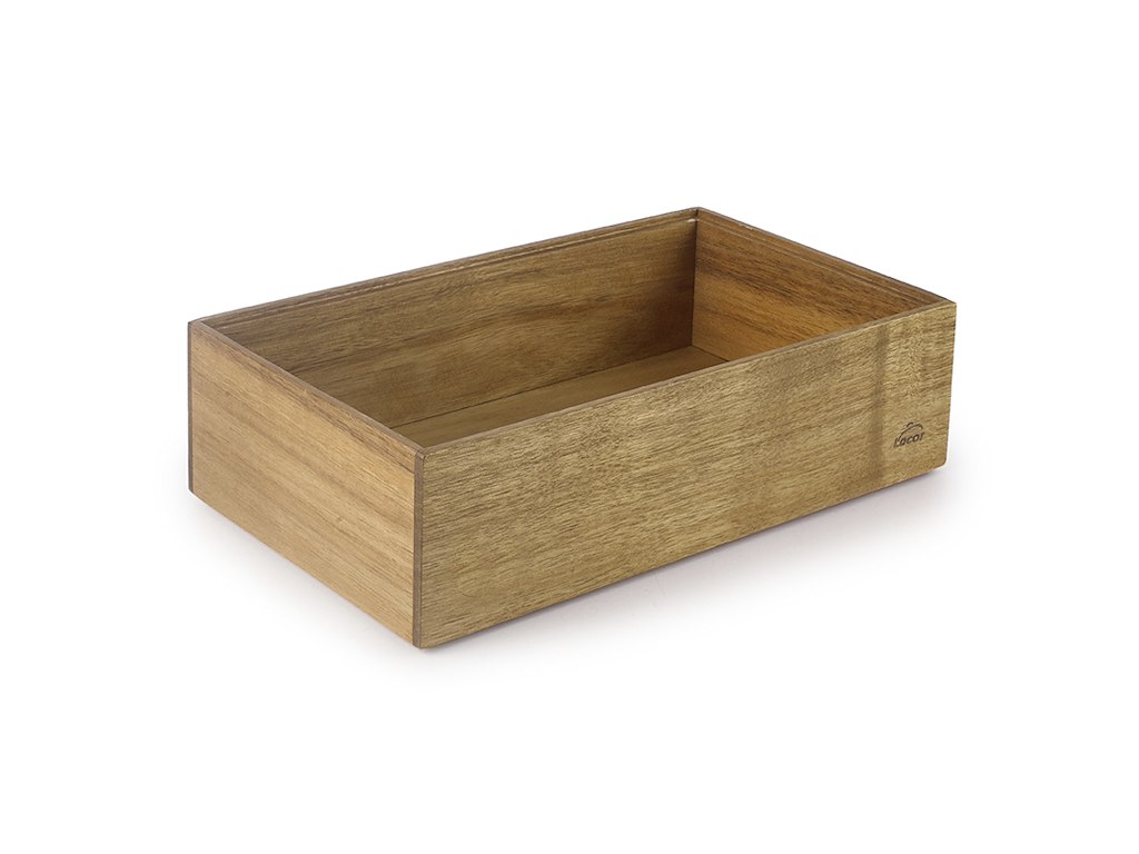 Buffetbox Melamina Aspecto Madera 2/4GN 8,5cm