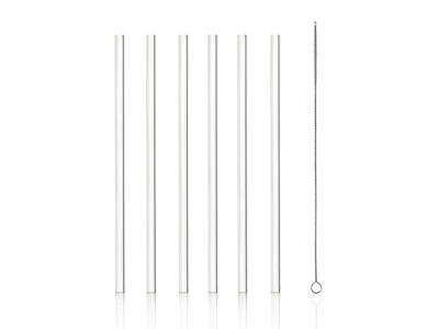 Vasos de cristal - Transparente - 23x9cm