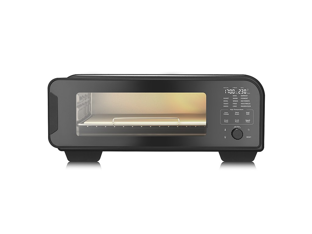 Horno de pizza Bistro Negro 2000 vatios Táctil