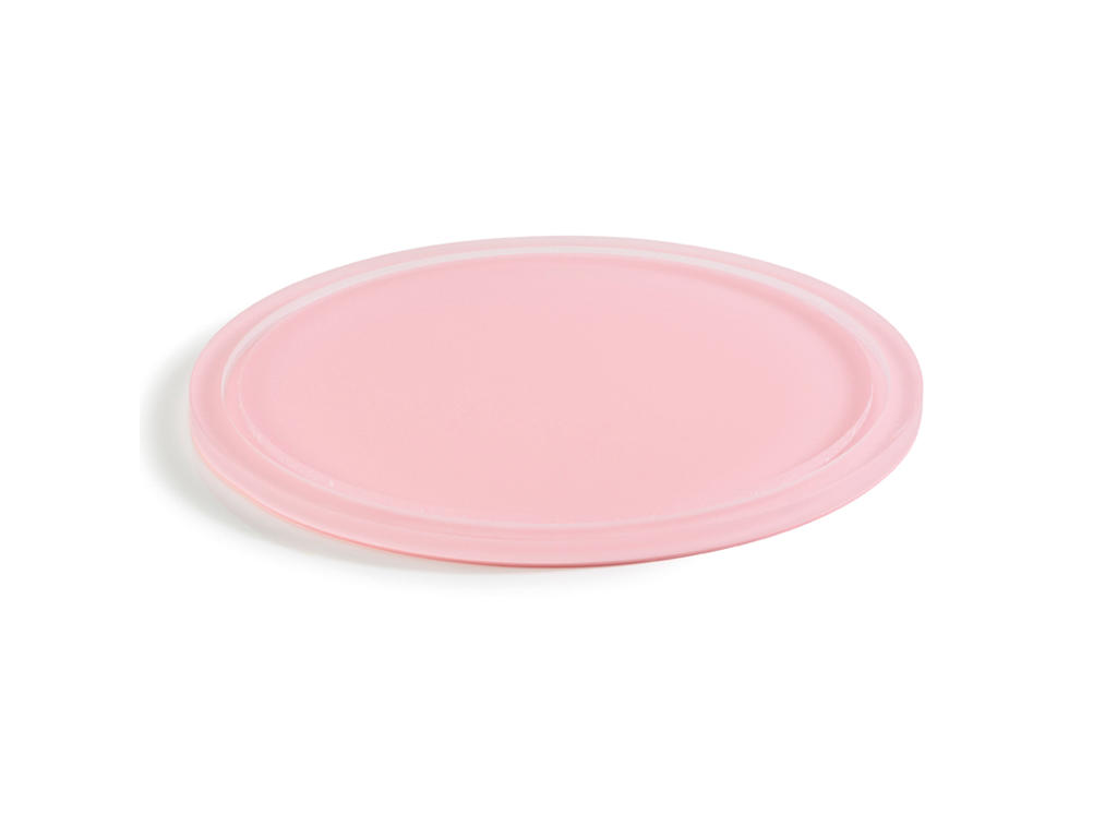 Bandeja Redonda para Campana 33 cm Rosa Mealplak