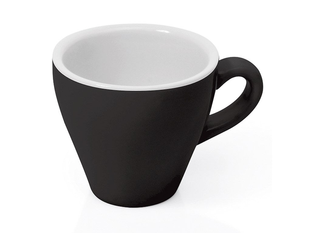 Taza Espresso 90 ml 6,5 cm Negro/Blanco