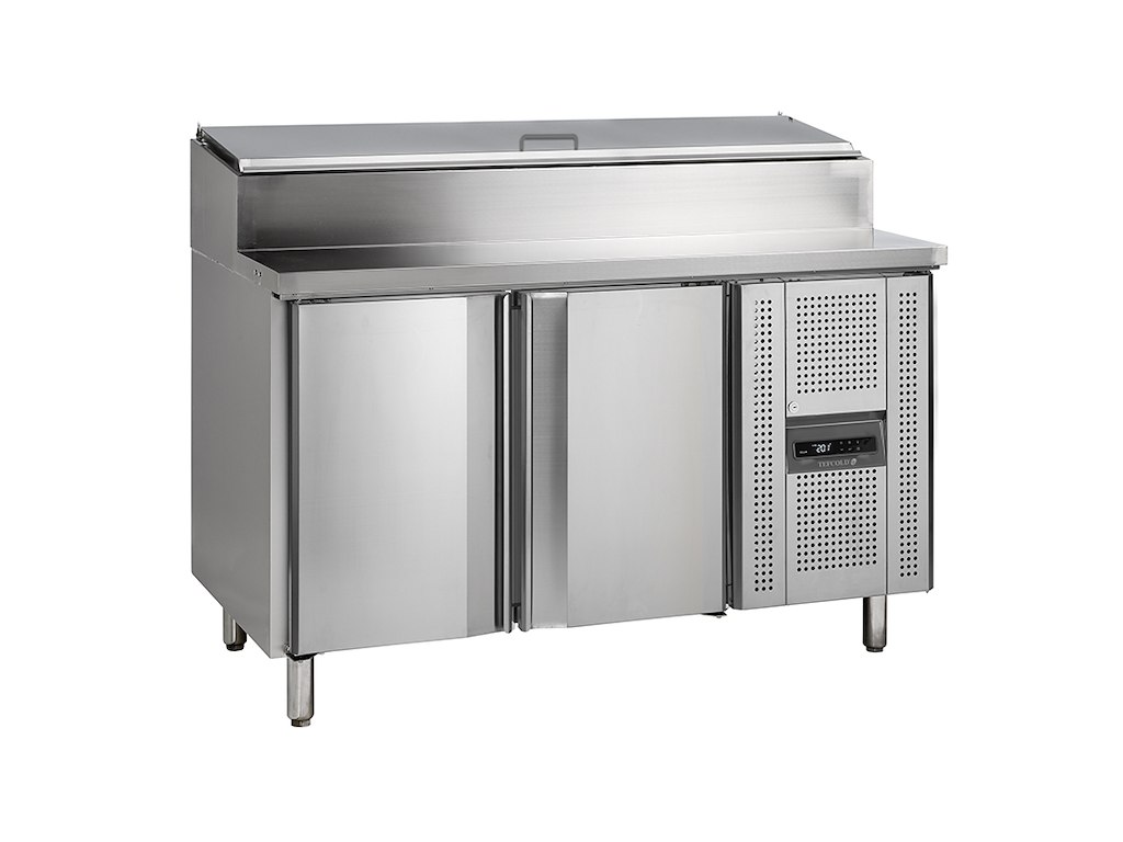 Saladette 2 puertas GN1/1 soporte: 7xGN1/3