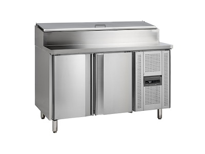 Saladette 2 puertas GN1/1 soporte: 7xGN1/3