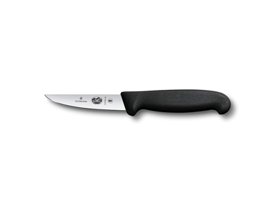 Cuchillo de conejo, 10 cm, Victorinox Fibrox, negro