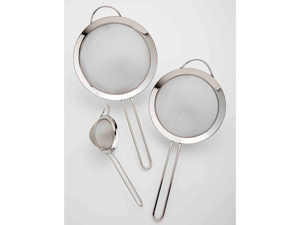 Conjunto de tamices 3 tamices 20 16 7 cm RF