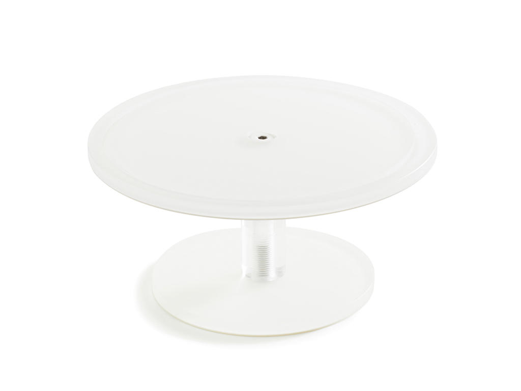 Soporte para pasteles en pie 30 cm Blanco Mealplak