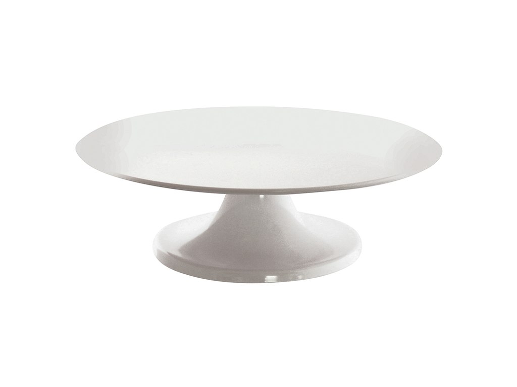 Plato para pasteles - giratorio - Blanco - Ø32cm - 865g
