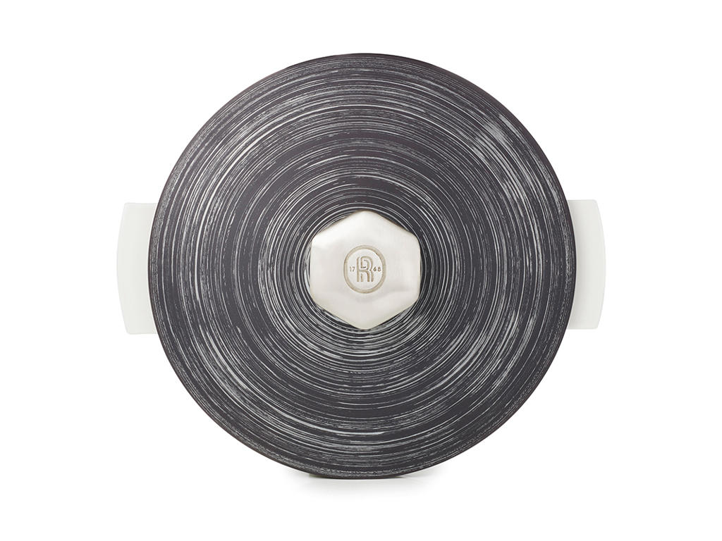 Tapa para cacerola 26 cm No vidriado Negro/Plata Revolución 2