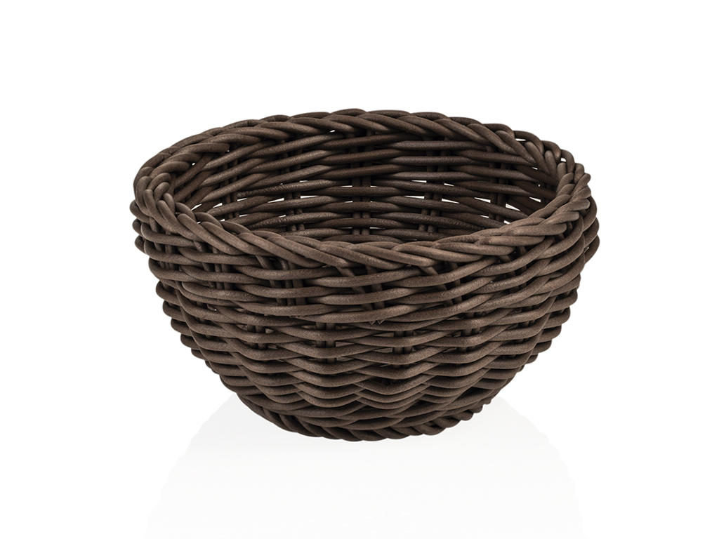 Cesta de pan Marrón 16 cm H8 cm Weaver Pro