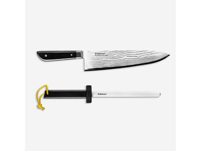 Cuchillo de cocina 24cm c/varilla de afilar Endeavour