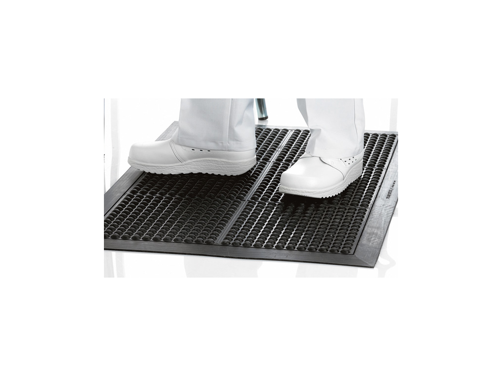 Alfombra Star Comfort c.Burbujas 60*90cm Negro