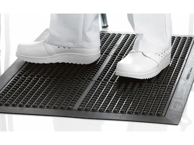 Alfombra Star Comfort c.Burbujas 60*90cm Negro