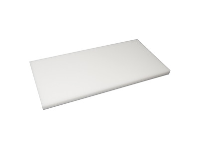 Tabla de cortar con polid blanco tamaño 60x30x2.5cm