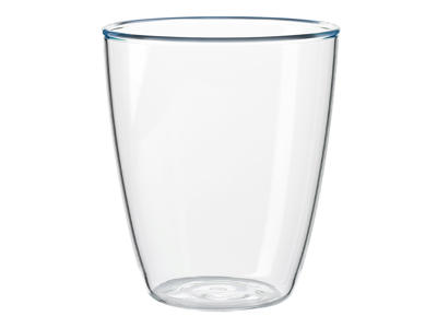 Vaso 29 cl Vida en Color Borde Azul