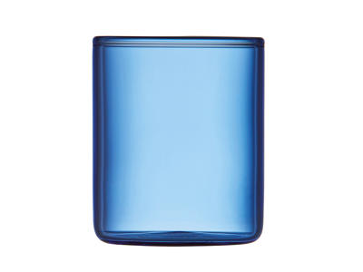 Vaso de chupito de vidrio Torino 6 cl 2 uds. Azul