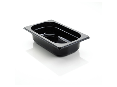 Contenedor negro 1/3 GN