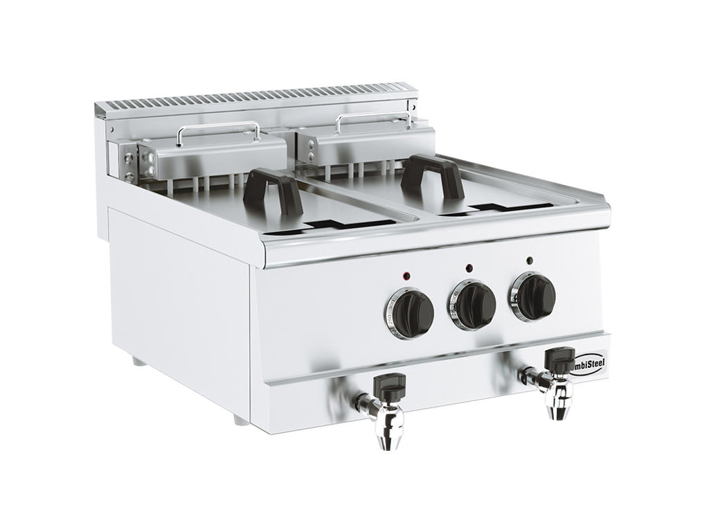 Freidora 2x10 Ltr. EL 600x600x300 mm