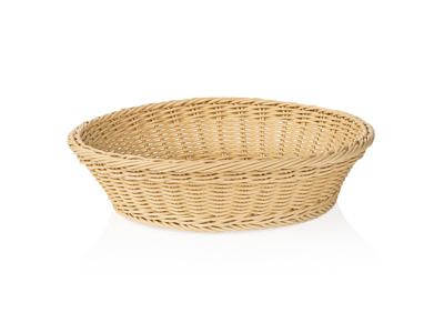 Cesta de pan Luz Beige  37 cm H9 cm Tejedor