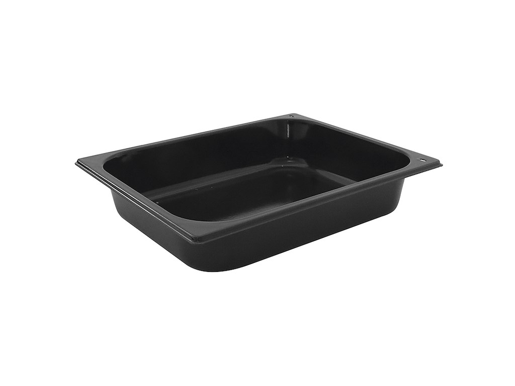 Bandeja de hornear - revestimiento - negro - tamaño 65mm - 1/2 GN