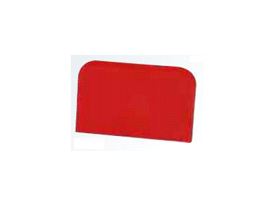 Raspador de masa Rojo 121 x 81mm cuadrado 2 redondo
