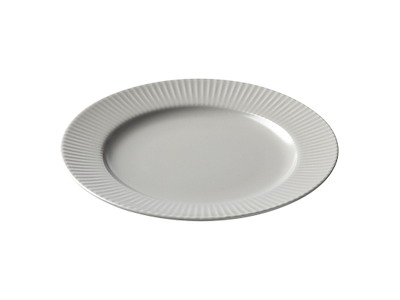 Plato 21 cm Groovy Gris