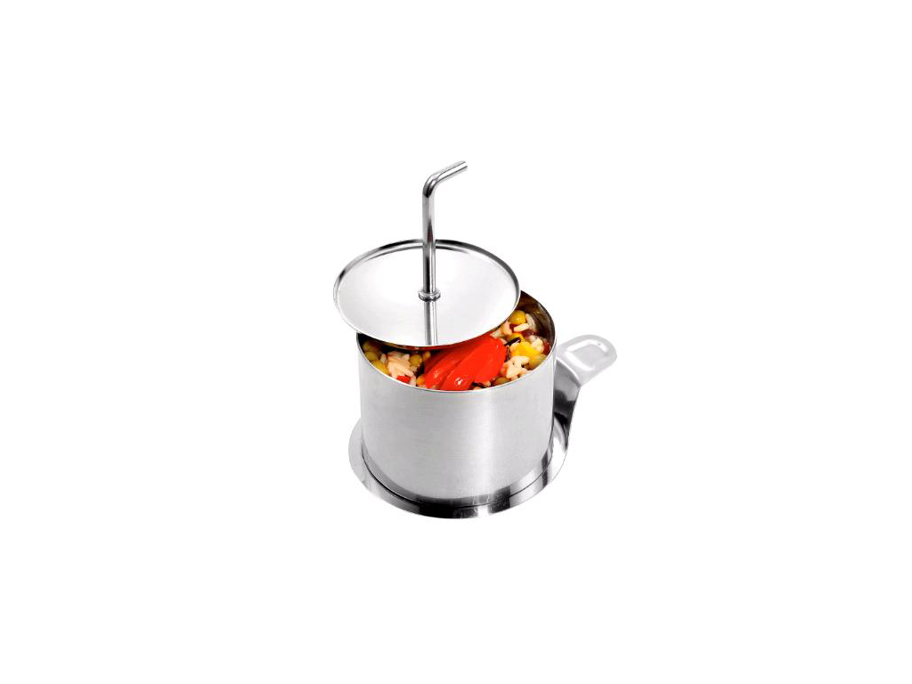 Forma redonda 2 piezas con prensa y base