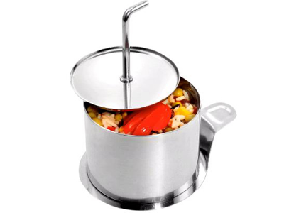 Forma redonda 2 piezas con prensa y base