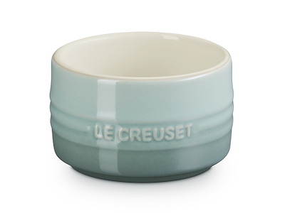 Ramekin de cerámica con sal marina 9cm 200ml