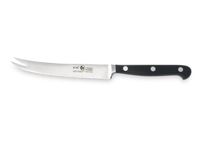 Cuchillo para tomates - Acero forjado - Negro - 130mm