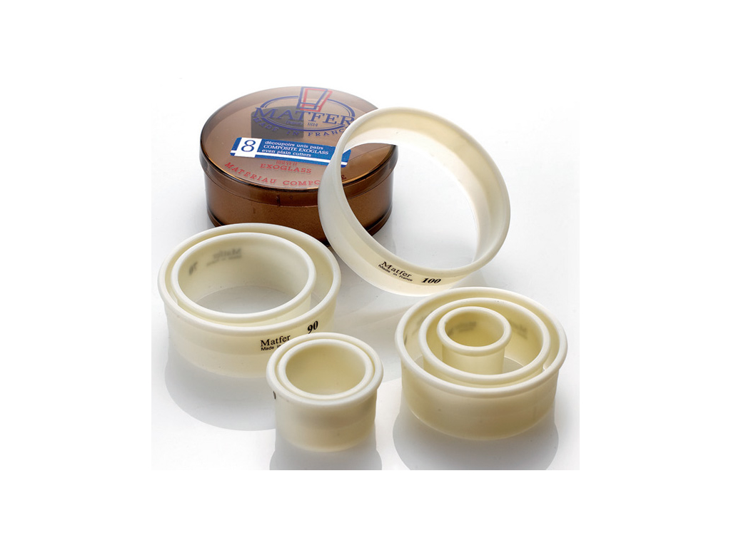 Juego de cortadores 8 piezas 30-100 mm x 3,5 cm e