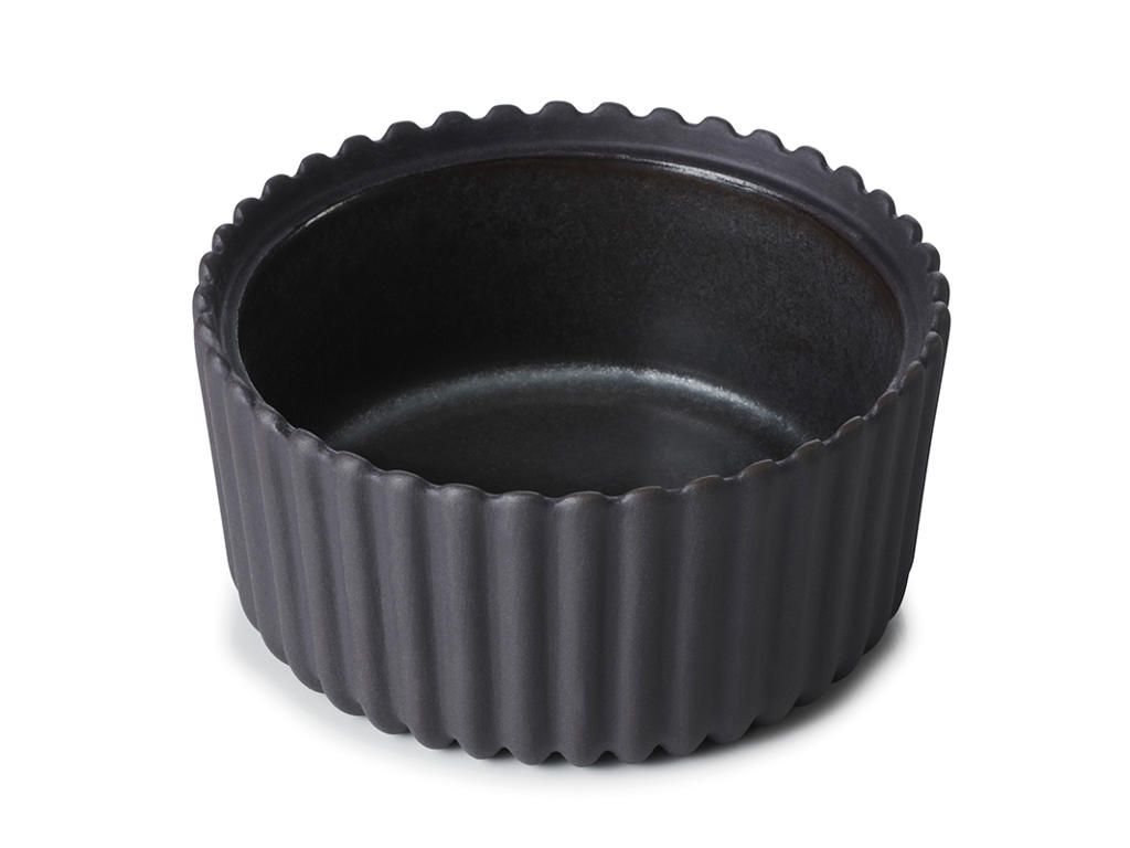 Tazón 10 cl Negro Liso Metal Pekoe