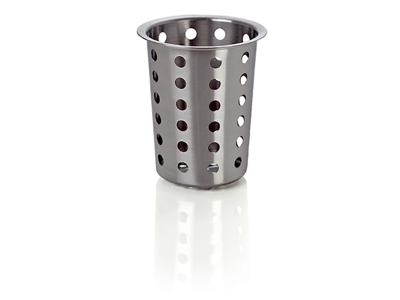 Cesta de cubiertos redonda RF  10 cm, H: 13,5 cm