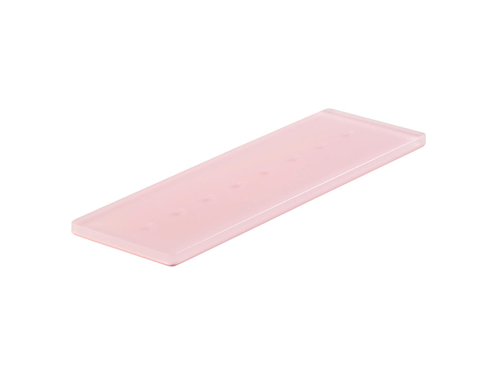 Bandeja 8 agujeros 30x10 cm Rosa Mealplak