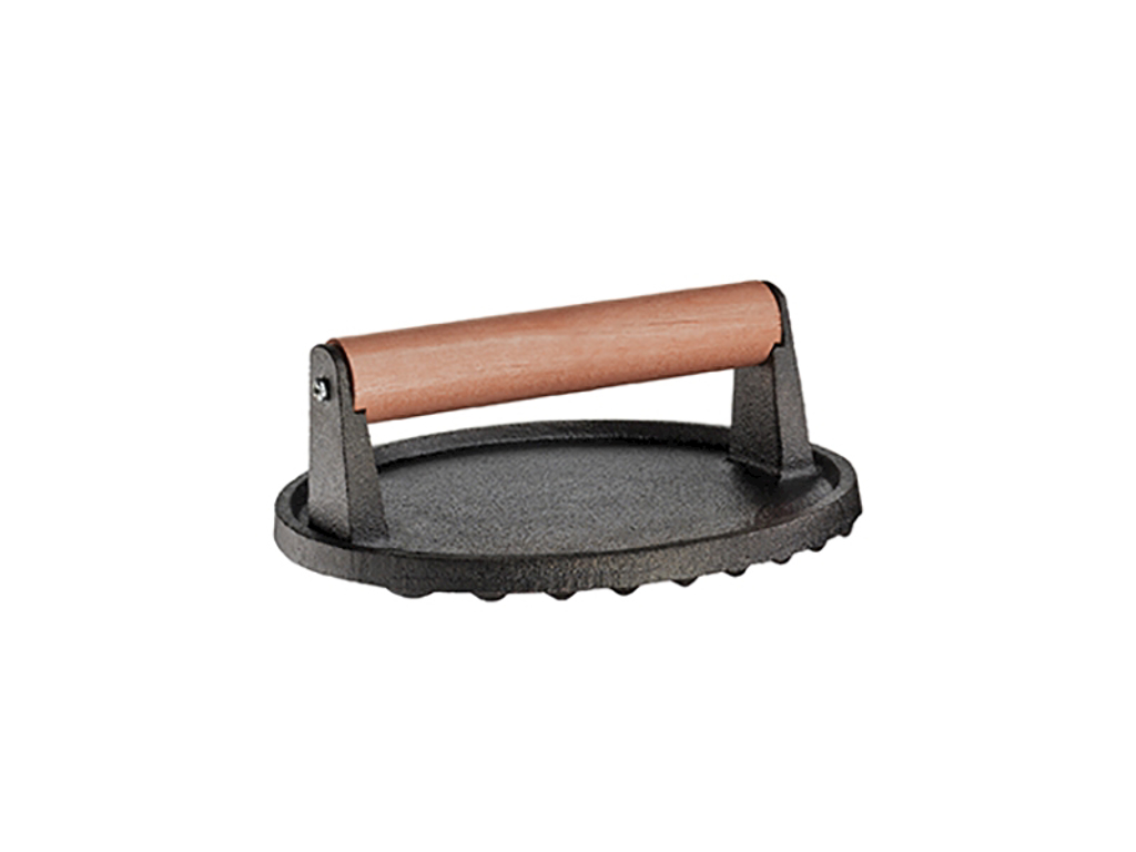 Prensa de carne acero/palisandro  18cm