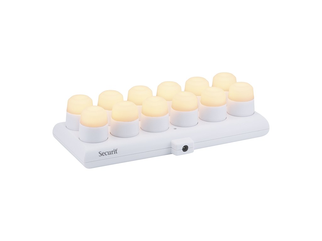 Vela de té LED Ámsterdam 12pcs Blanca