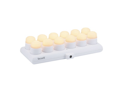 Vela de té LED Ámsterdam 12pcs Blanca