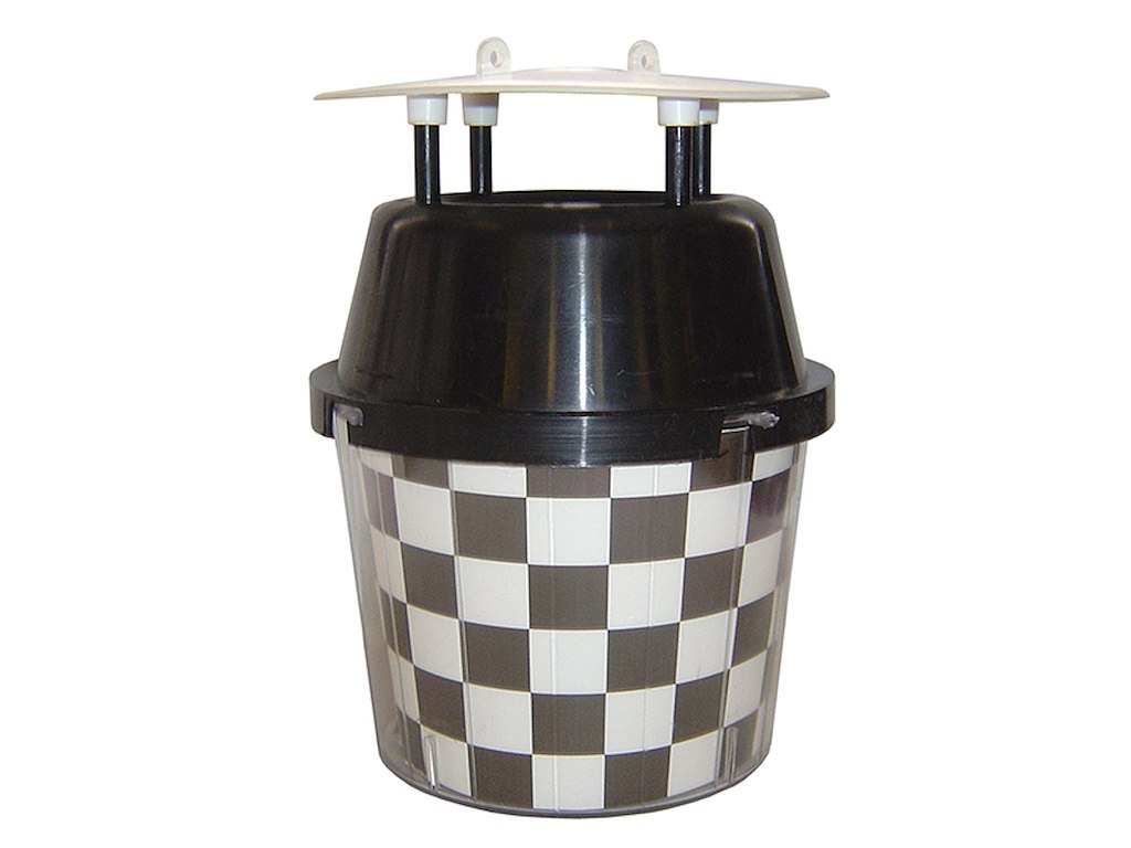 Trampa de embudo - Plástico - Negro/Blanco - 1xFeromona - 1xPlaca adhesiva