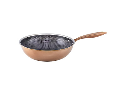 Wok Híbrido 28 cm Oro Rosa