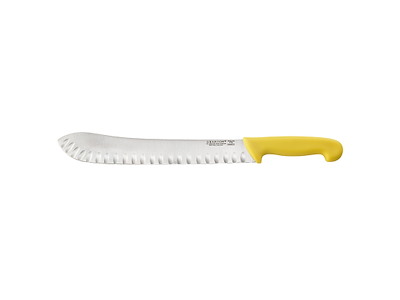 Cuchillo de corte con mango de plástico amarillo 31cm